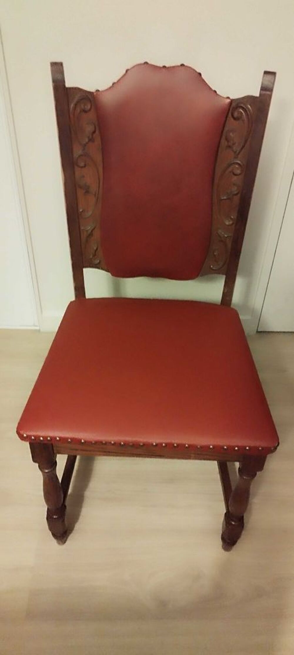 . Ensemble de 6 CHAISES De SALLE &agrave; € Manger Meubles