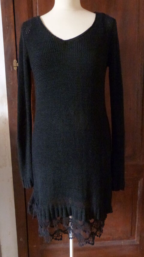 MAGNIFIQUE Robe Noir Et Dentelle  RAINBOW  taille 38/40 12 �cuisses (71)