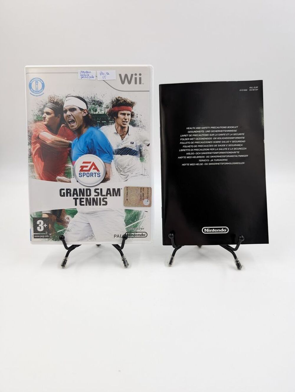 Jeu Nintendo Wii Grand Slam Tennis avec notice (boite IT) Consoles et jeux vidéos