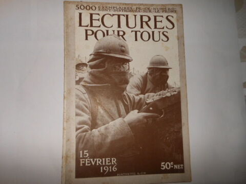 lecture pour tous du 15 f�vrier 1916 pa82 5 Gr�zieu-la-Varenne (69)