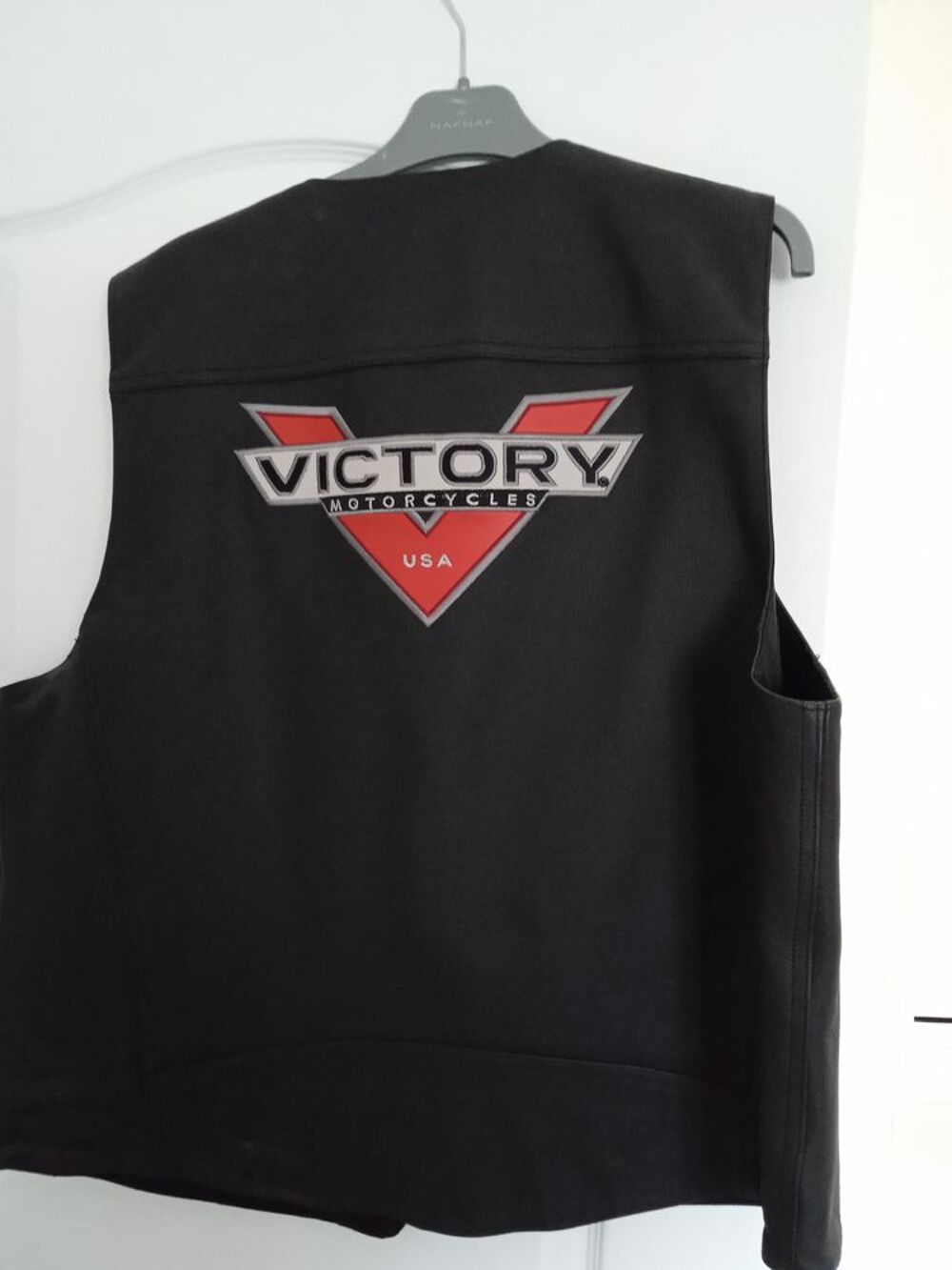 Gilet cuir sans manche Vêtements