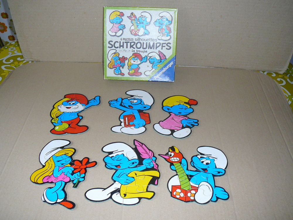 Puzzles SCHTROUMPFS (vintage) Jeux / jouets