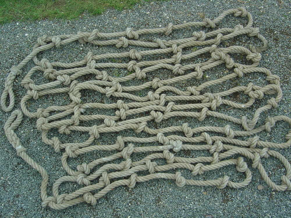 CORDE A NOEUDS EN CHANVRE TORSADEE Bricolage