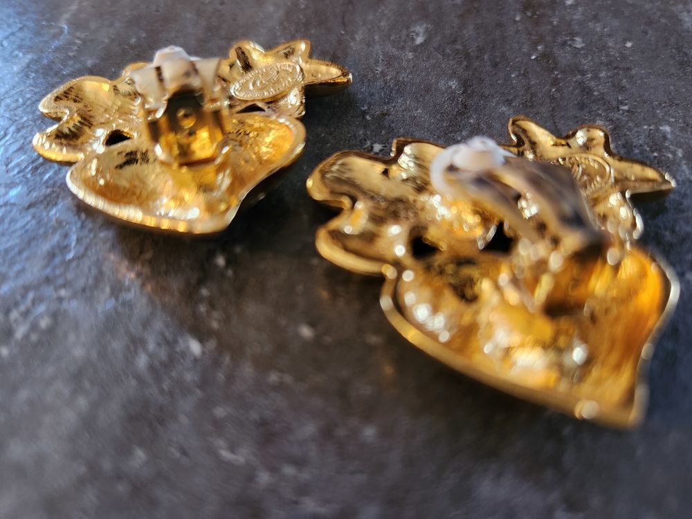 BO clip Etoile Croix Coeur Christian LACROIX Bijoux et montres