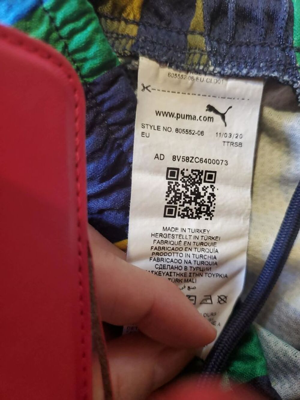 SHORT HOMME PUMA TAILLE S Vêtements