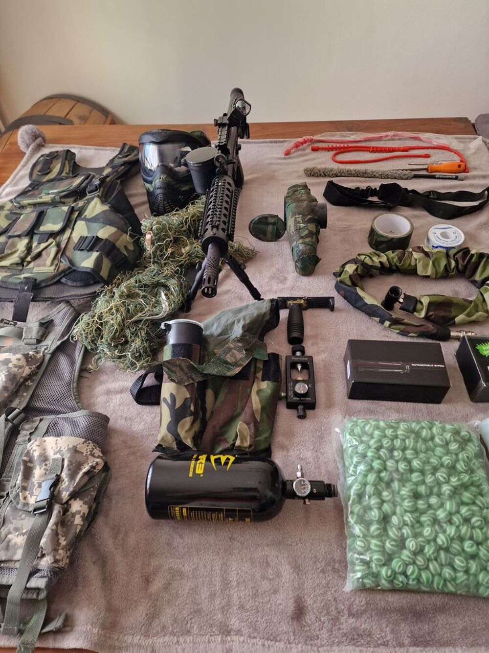 Kit paintball avec lanceur Sports