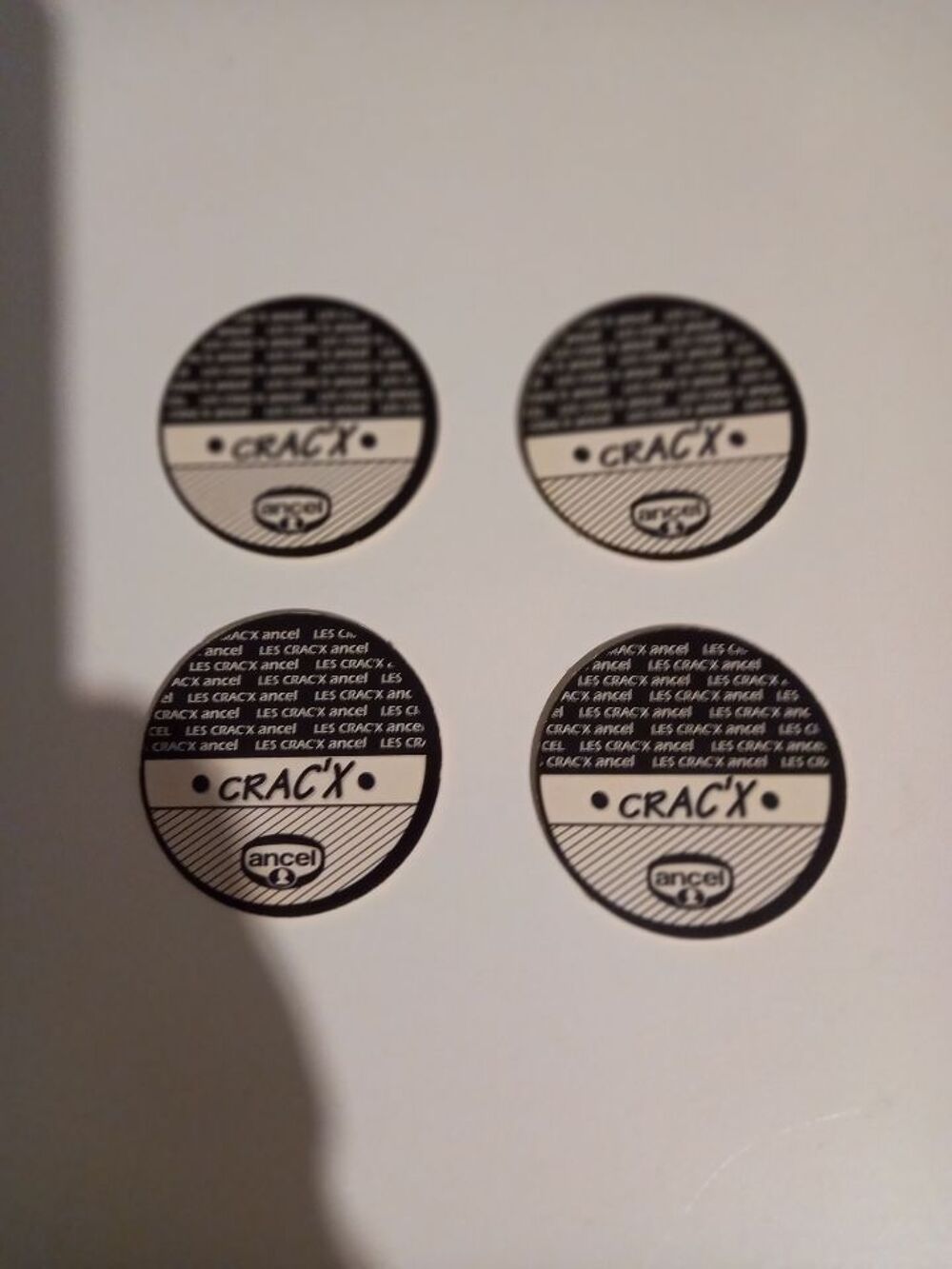 lot de 4 pogs Ancel 