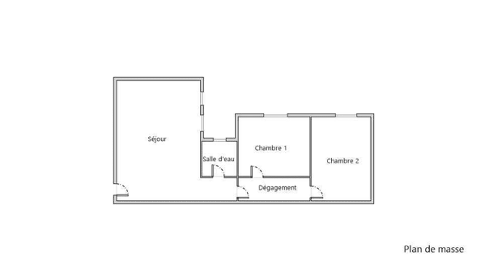 Vente Appartement 3 pièces avec tri-split Nîmes