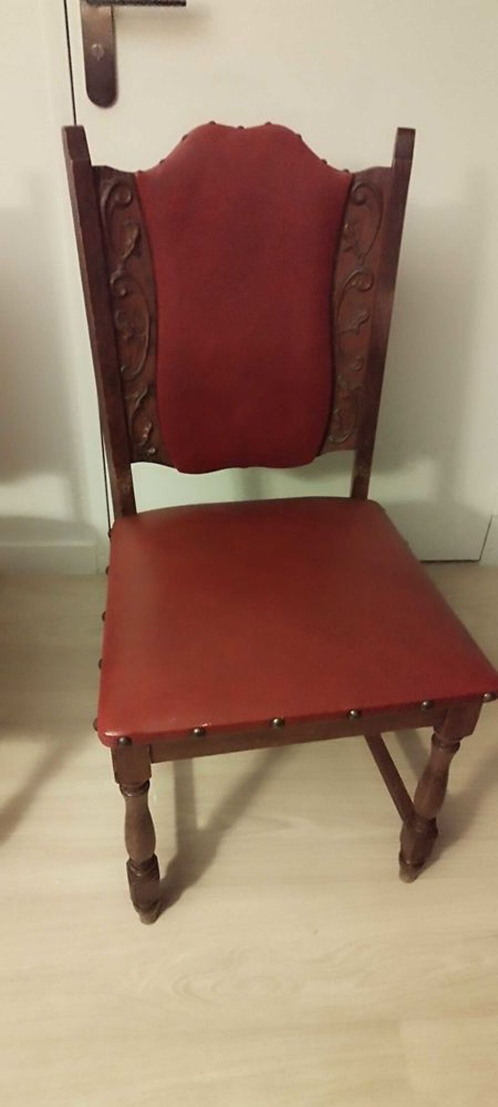 . Ensemble de 6 CHAISES De SALLE &agrave; € Manger Meubles