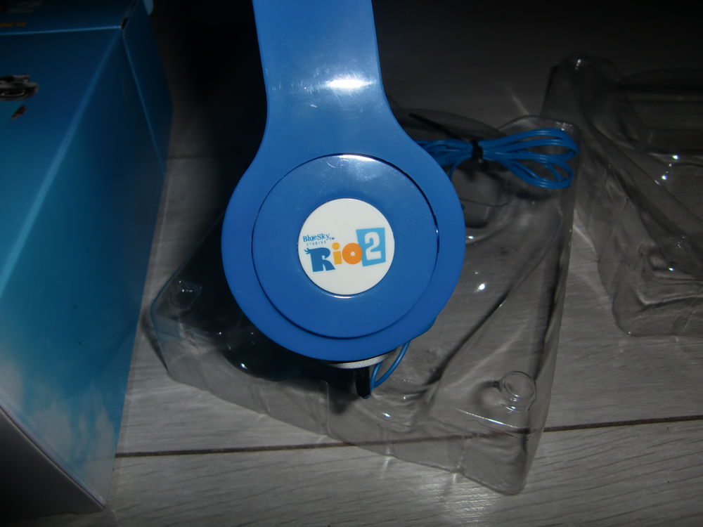 Casque filaire bleu RIO 2 Audio et hifi