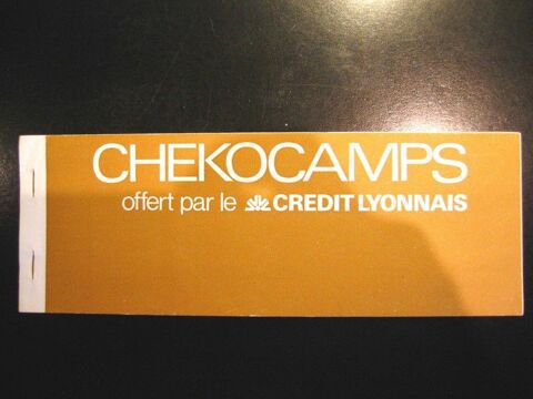 Scoutisme carnet ch�quier CHEKOCAMP 4 La Celle-sur-Morin (77)