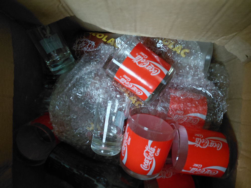 Lots de verre coca Décoration