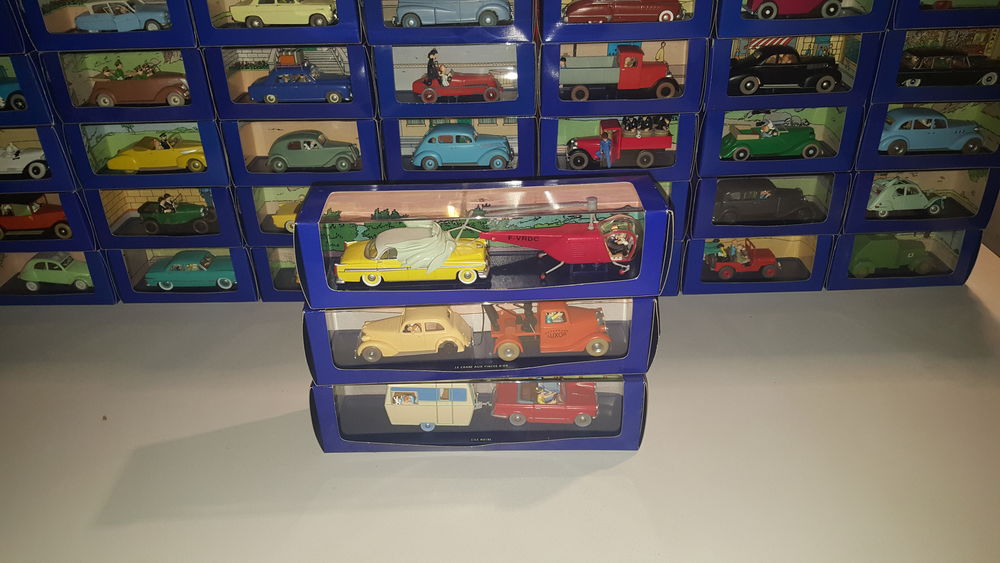 Miniatures collection "En voiture Tintin" &eacute;dition Atlas 