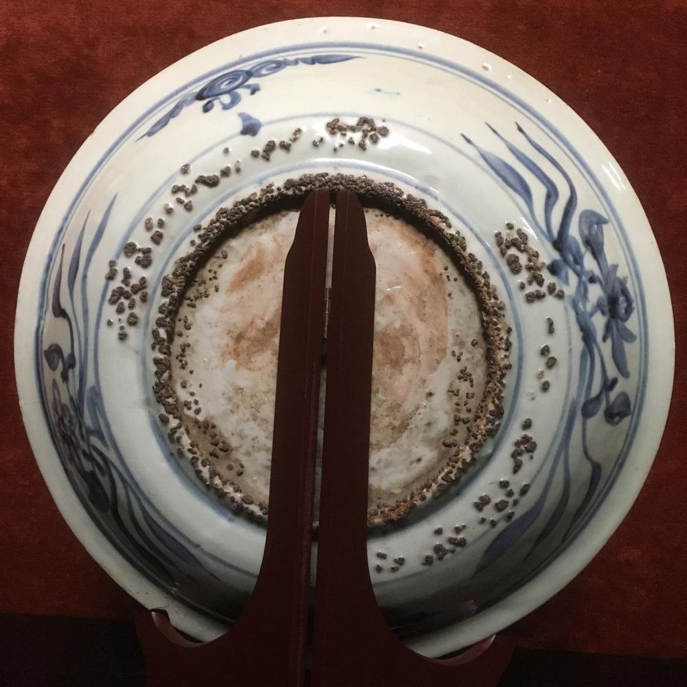 Un Grand Plat Chinois 16e Si&egrave;cle (swatow) 