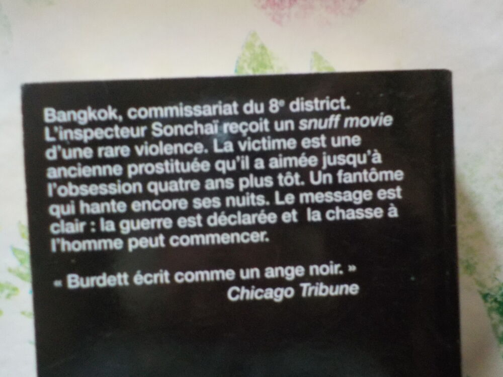 BANGKOK PSYCHO de John BURDETT Ed. 10/18 Livres et BD