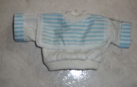 Ancien pull marinière poupée 2 Colombier-Fontaine (25)