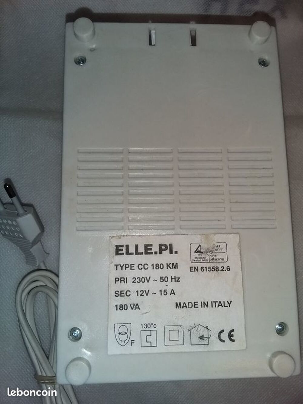 Transformateur 220v/12v 180va Bricolage