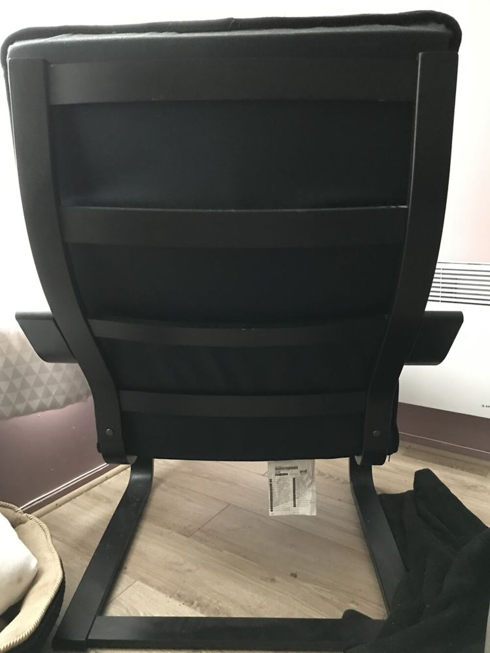 Fauteuil IKEA Poang noir Meubles