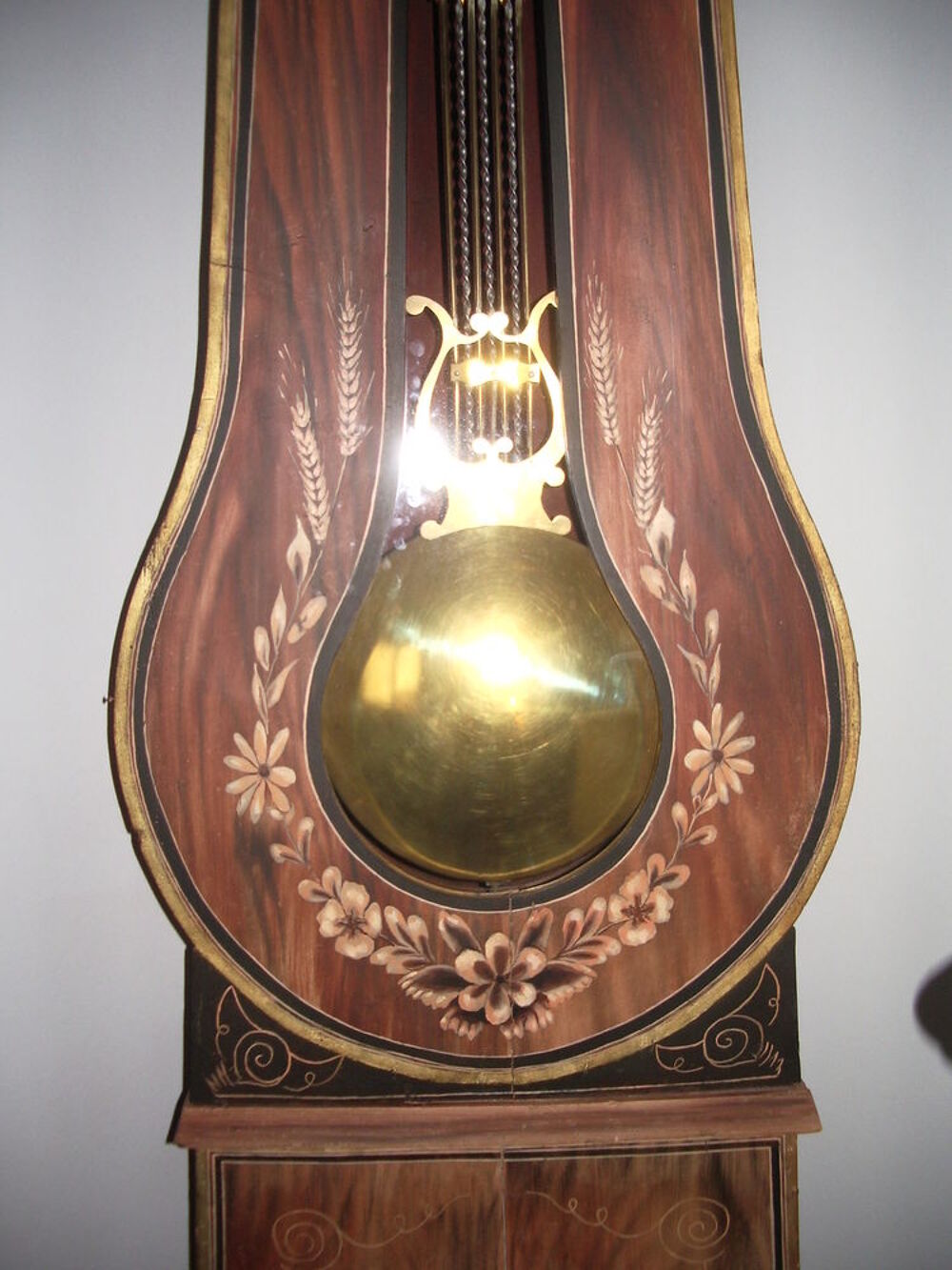 horloge comtoise ancienne, D�coration