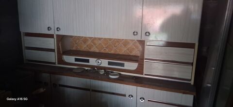 Buffet de cuisine vintage en bois 200 La Source (45)