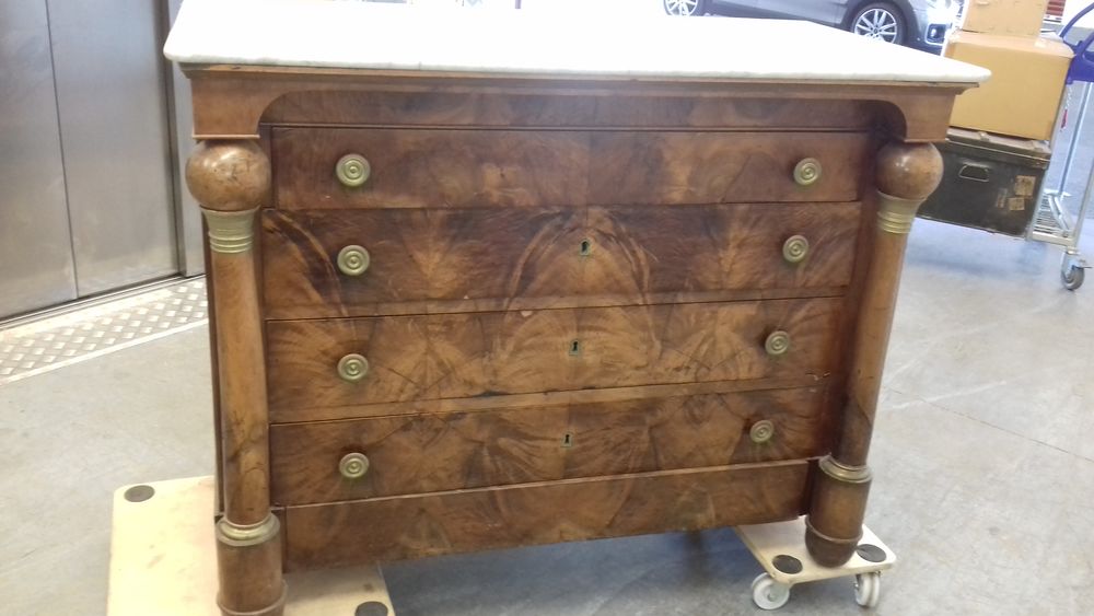  Commode Louis Philippe Ancienne en acajou Meubles
