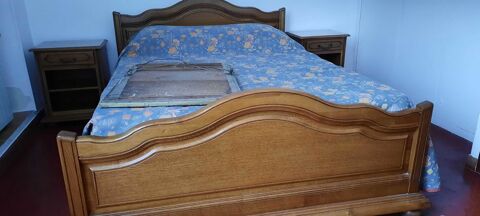 lit en 140 plus sommier et matelas dunlopillo 180 Marseille 5 (13)