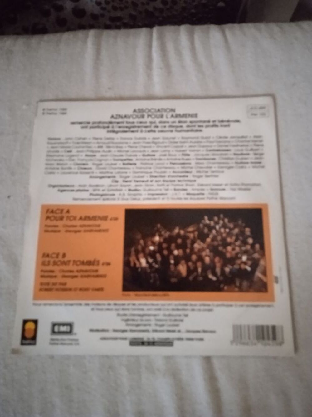 Vinyle 45 T Pour Toi Armenie
1989 CD et vinyles
