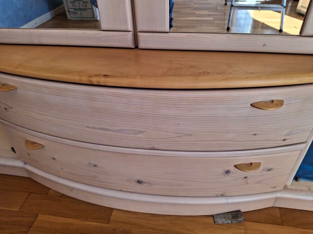 Armoire 2 penderies &eacute;tag&egrave;res et tiroirs Meubles