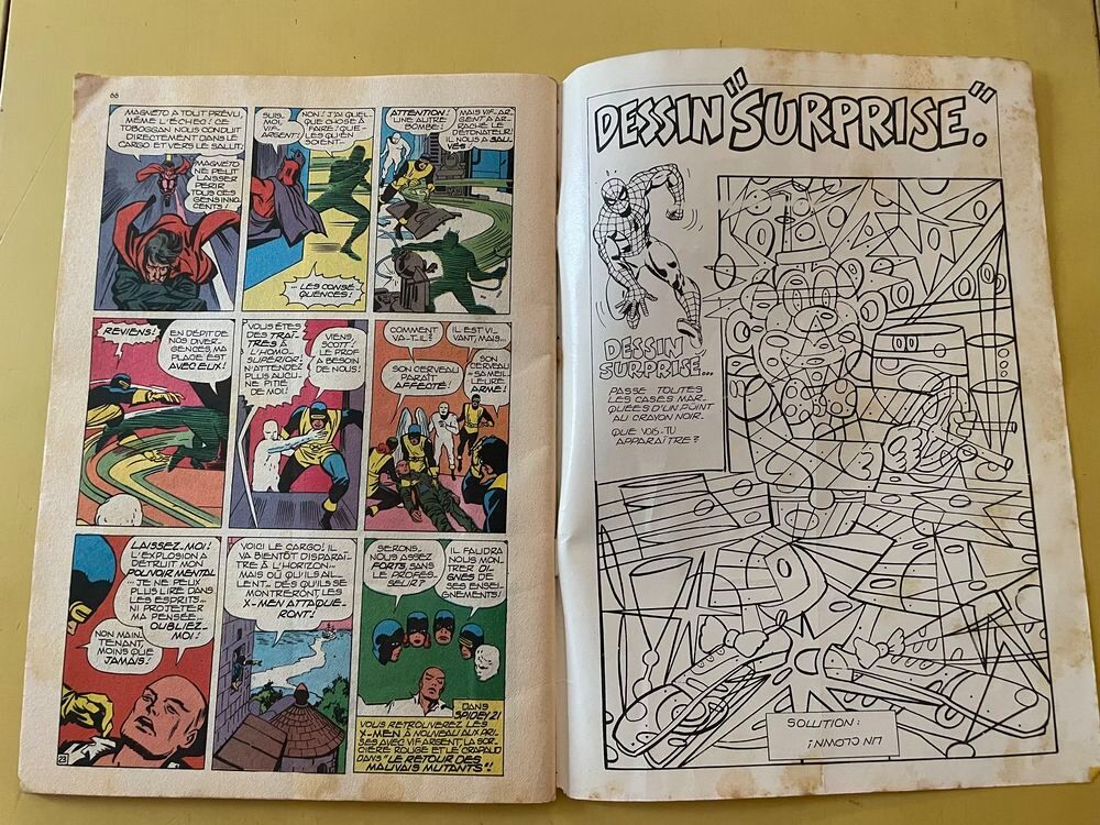 BD SPIDEY N&deg;20 de 09-1981 SPIDER-MAN Les Fantastiques Marvel Livres et BD
