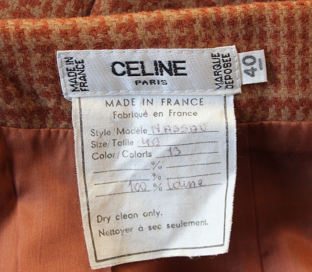 Jupe Prince de Galles CELINE T.40 Fr Vêtements