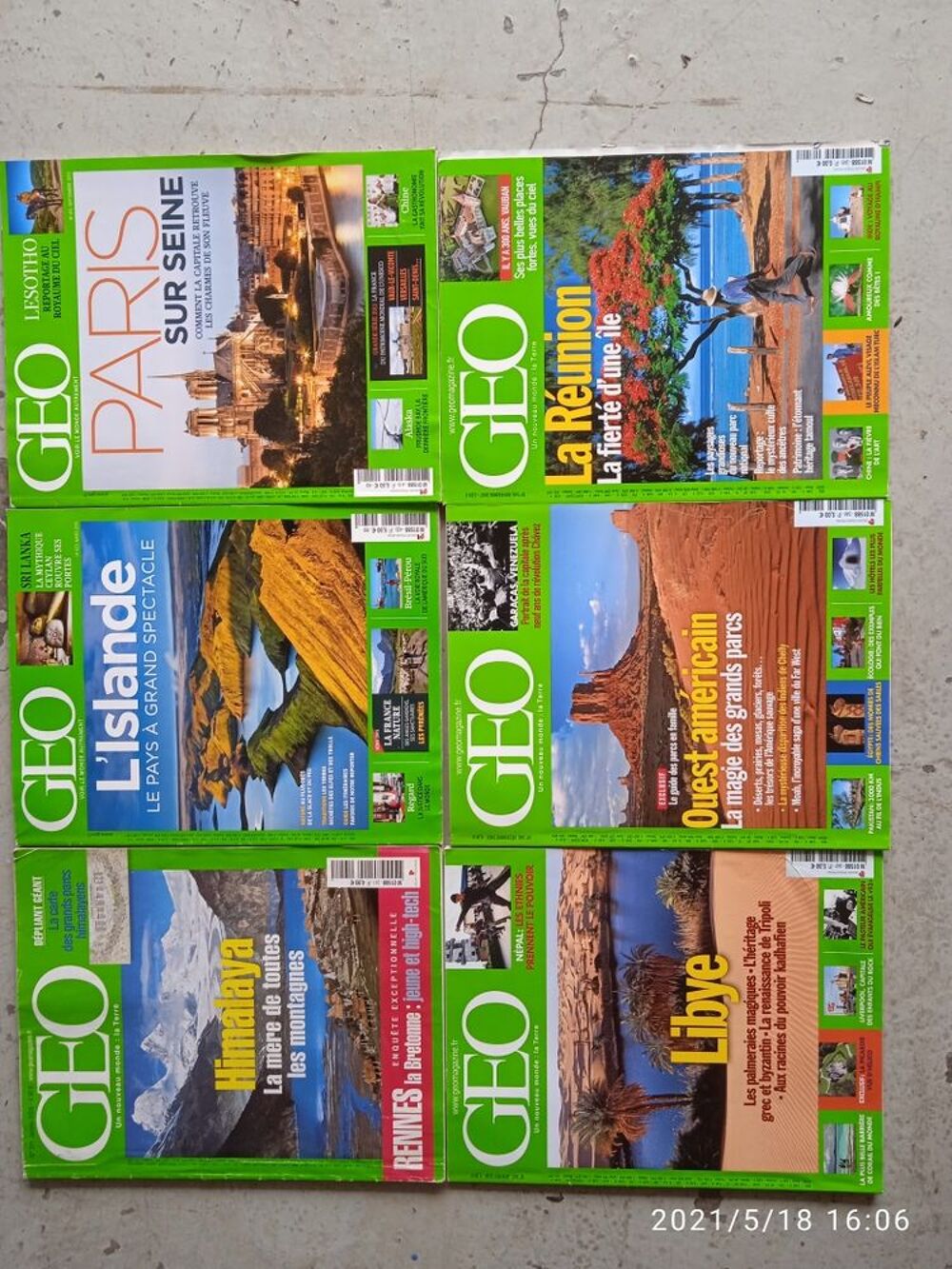 REVUES GEO Livres et BD