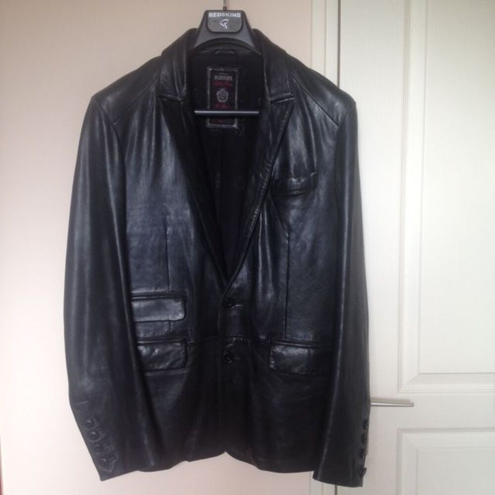 Blazer en cuir d'agneau v&eacute;ritable Redskins Vêtements