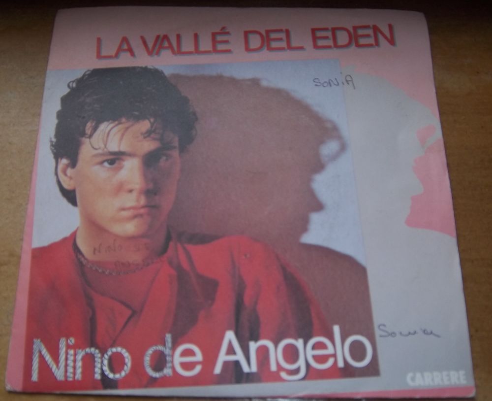 45 tours Nino de Angelo la vall&eacute; del eden CD et vinyles