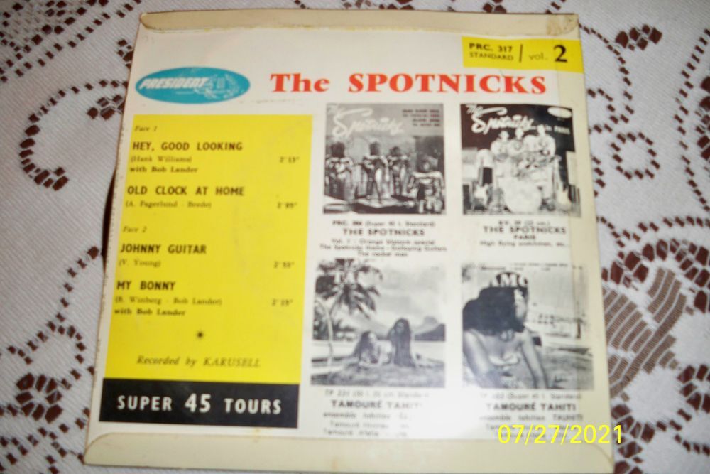THE SPOTNICKS 45T Audio et hifi