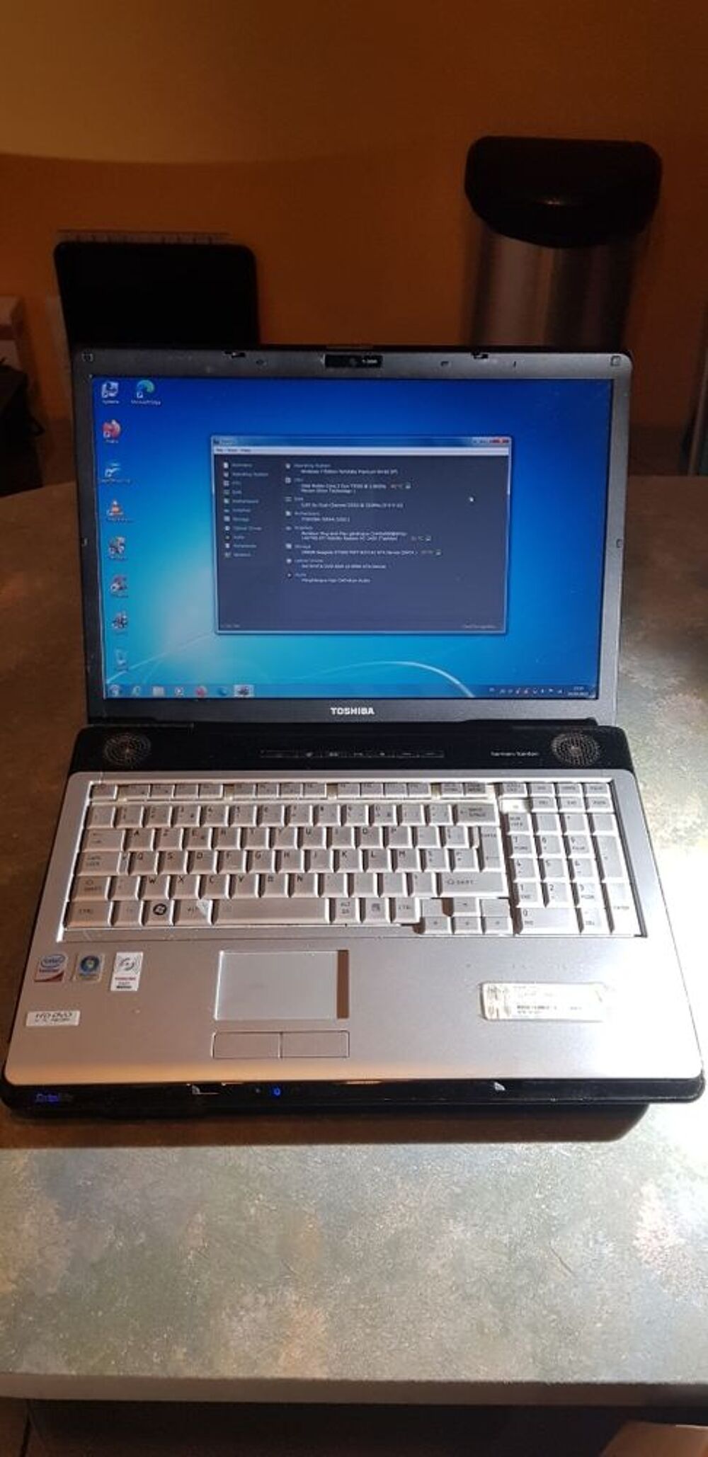 PC portable Toshiba P200, 17&quot;, Windows 7, 6 ports USB Matriel informatique