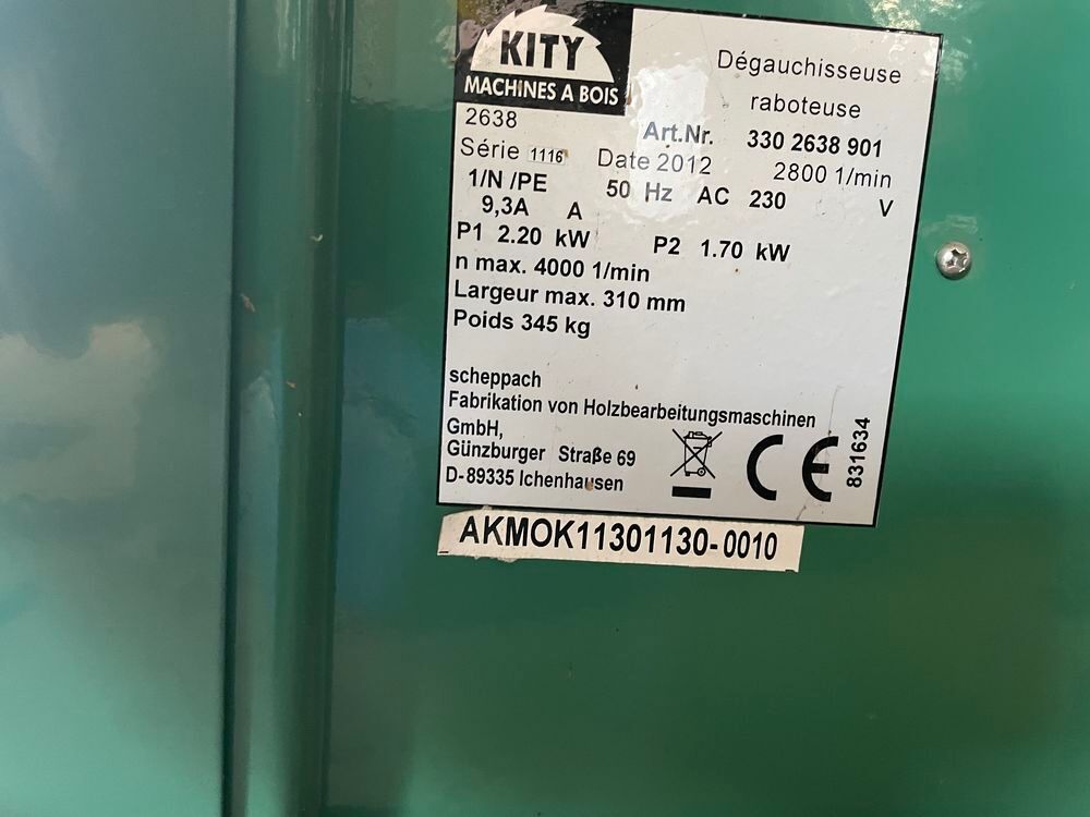 rabot d&eacute;gau KITY 2638 Bricolage
