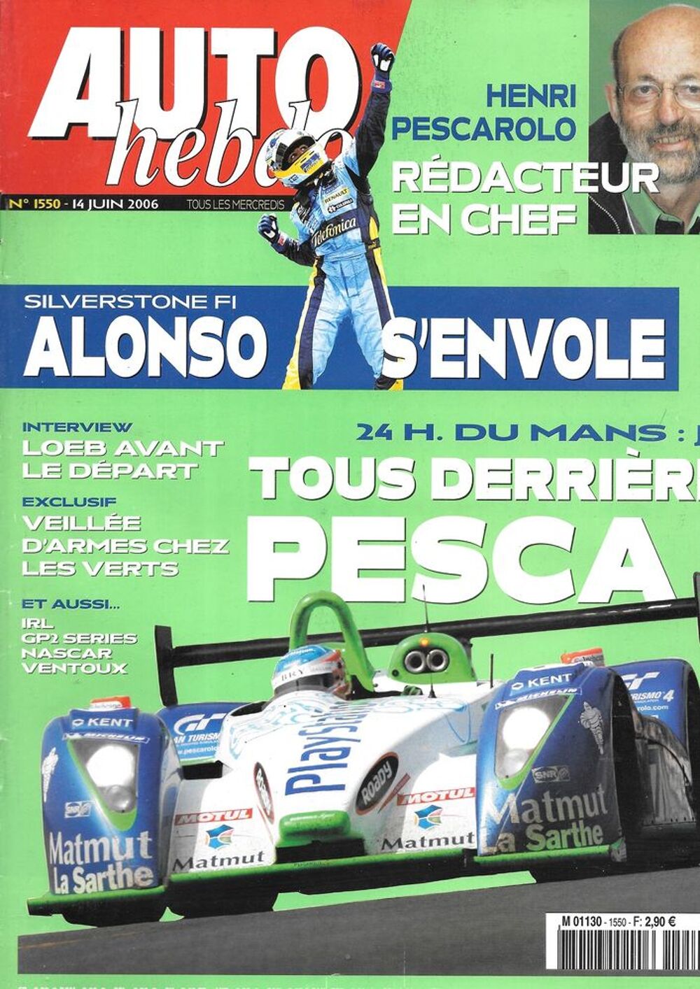 AUTO HEBDO n&deg;1550 2006 VW EOS VOLVO S80 S&eacute;bastien LOEB Livres et BD