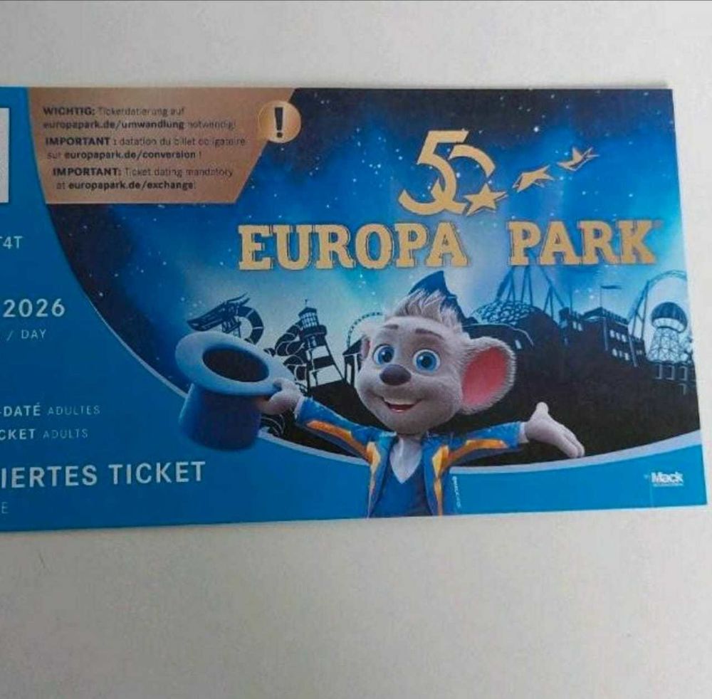 Europa Park Tickets 5 Billetterie