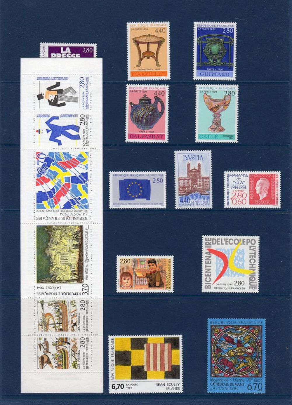 COLLECTION PHILATELIQUE 1994 