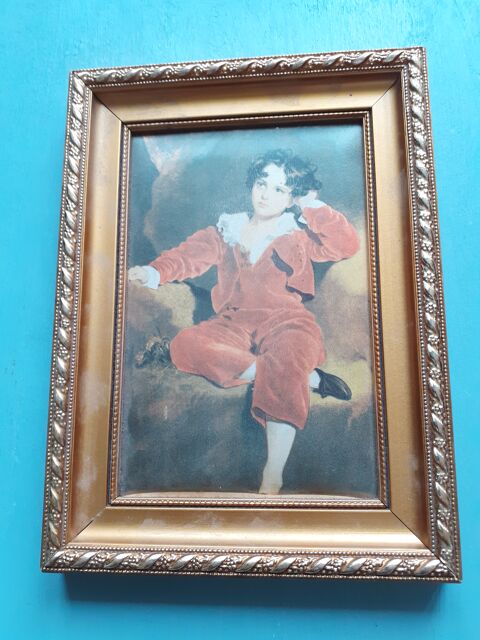 Tableau l'enfant en rouge 15 Plouaret (22)