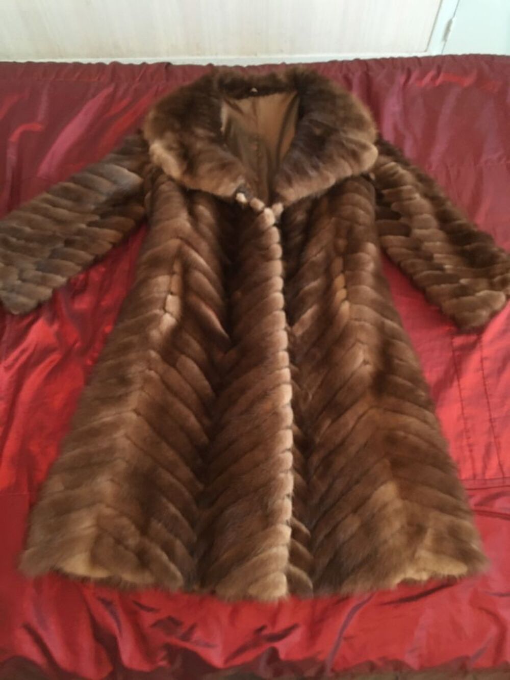 MANTEAU PATTES DE VISON DE LUXE Vêtements