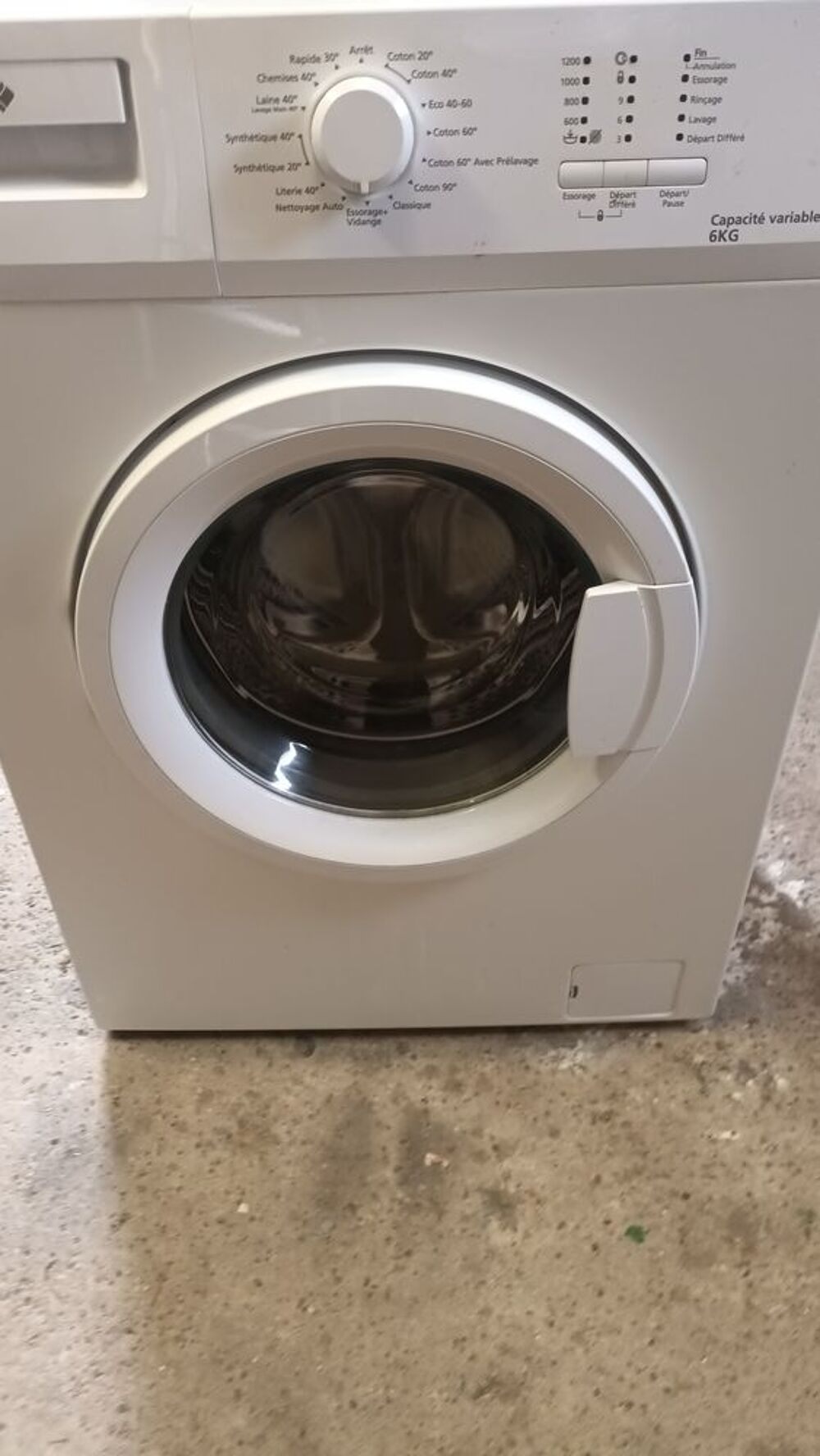 Lave linge 6 kgs Electroménager