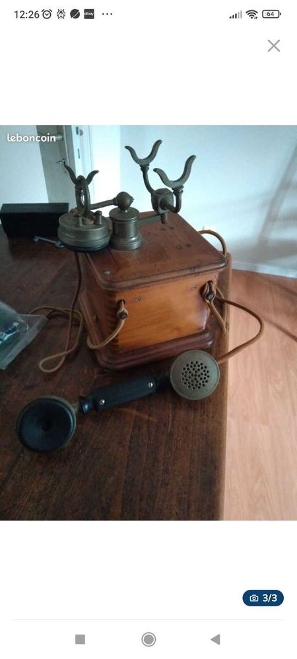 t&eacute;l&eacute;phone vintage 