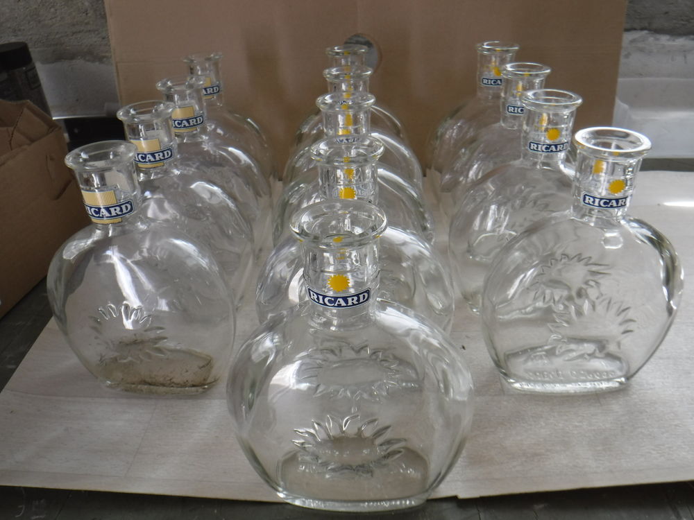 Lot de Bouteilles &agrave; eau "Ricard" 