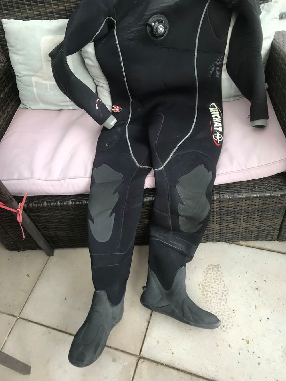 combinaison s&egrave;che ice berg beuchat 6,5mm homme Sports