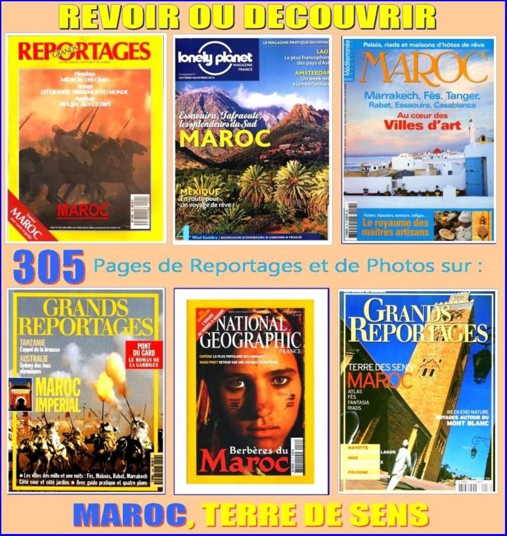 MAROC - grands reportages - HAUT ATLAS Livres et BD