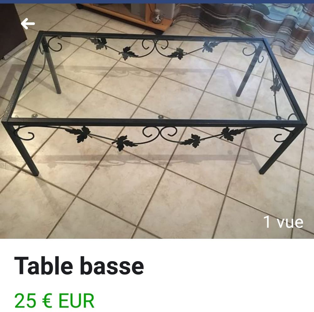 Table basse Meubles