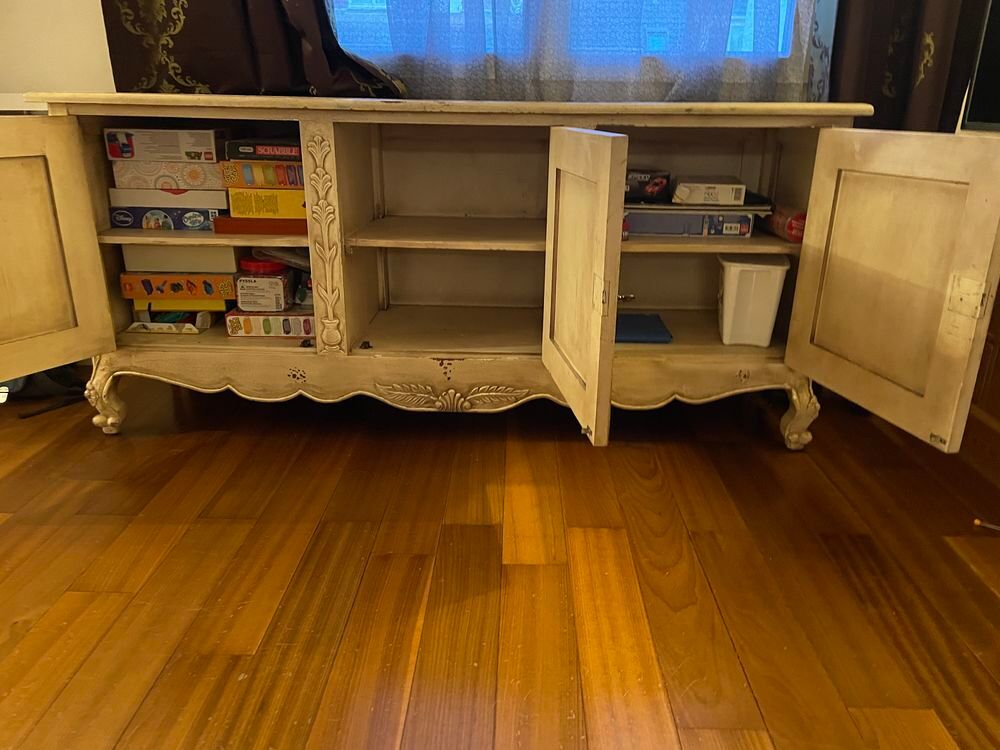 Buffet enfilade bois ancien provincial shabby Meubles