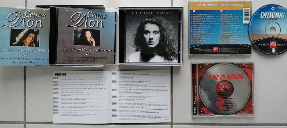 LotCoffret 3 CD C&eacute;line Dion Queen, Savage garden, Tina Arena CD et vinyles