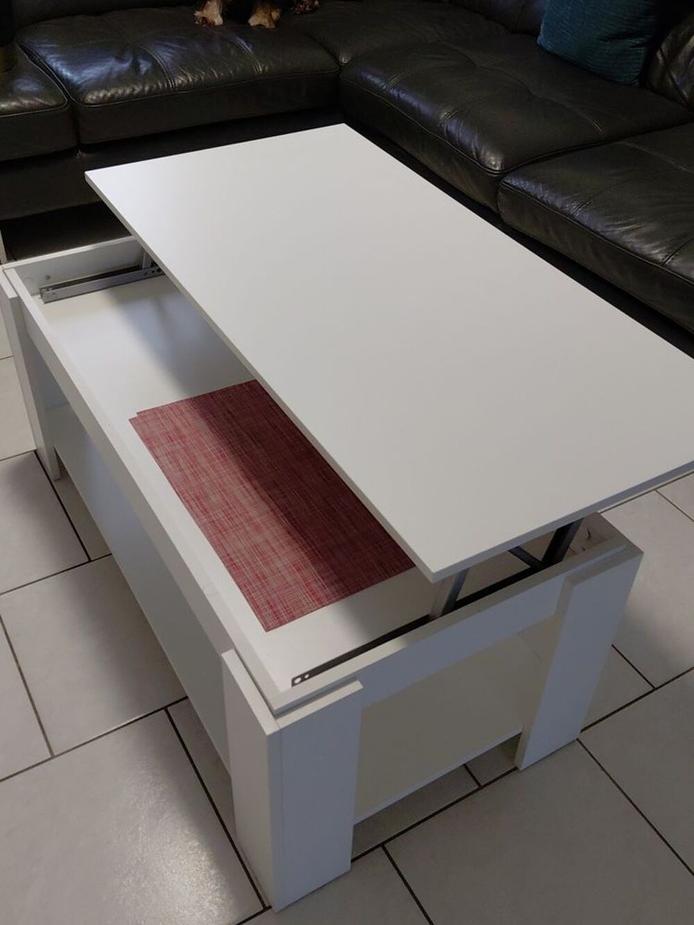 Table de salon blanche Meubles